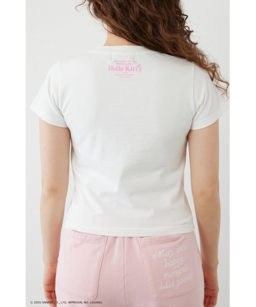 RODEO CROWNS WIDE BOWL（ロデオクラウンズワイドボウル）の「(HELLO KITTY) Face Tシャツ（Tシャツ/カットソー・レディース・ブラック/グレー系その他/オフホワイト/ベージュ系その他・SMALL/MEDIUM）」の19枚目の写真