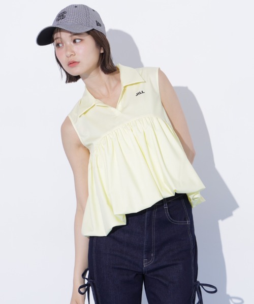 JILL by JILL STUART(ジルバイジルスチュアート)の「バルーンブラウス(シャツ/ブラウス・レディース・ブルー/イエロー/ホワイト・FREE)」の9枚目の写真