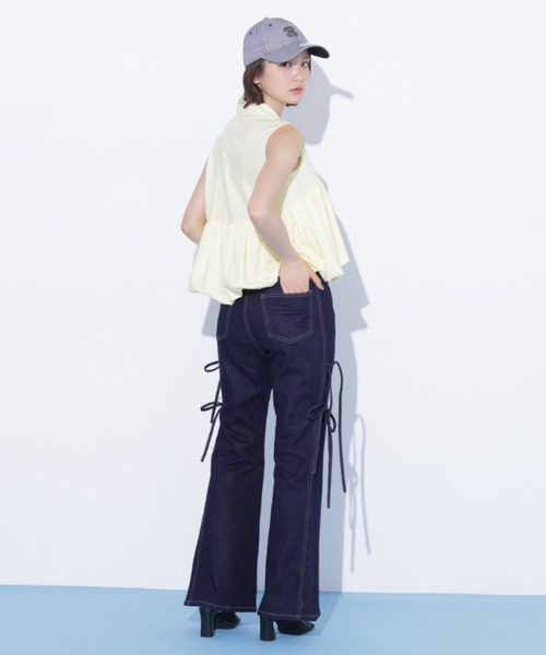 JILL by JILL STUART(ジルバイジルスチュアート)の「バルーンブラウス(シャツ/ブラウス・レディース・ブルー/イエロー/ホワイト・FREE)」の15枚目の写真