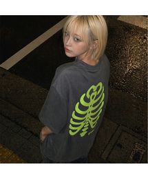 [ユニセックス]リブ半袖Tシャツ_4色
