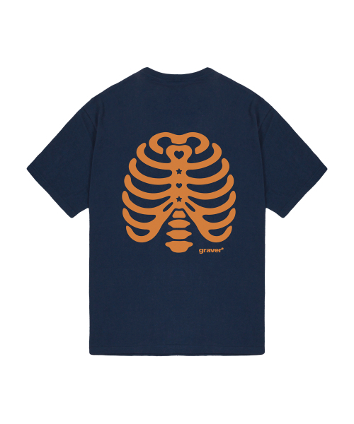 GRAVER（グレーバー）の「[ユニセックス]リブ半袖Tシャツ_4色（Tシャツ/カットソー・レディース・チャコールグレー/ホワイト/ライトグレー/ネイビー・SMALL/MEDIUM/LARGE）」の18枚目の写真