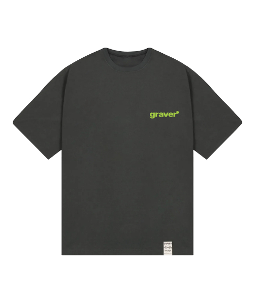 GRAVER（グレーバー）の「[ユニセックス]リブ半袖Tシャツ_4色（Tシャツ/カットソー・レディース・チャコールグレー/ホワイト/ライトグレー/ネイビー・SMALL/MEDIUM/LARGE）」の19枚目の写真