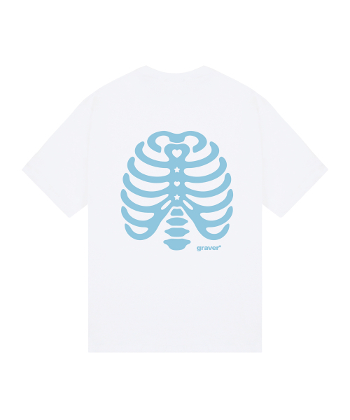 GRAVER（グレーバー）の「[ユニセックス]リブ半袖Tシャツ_4色（Tシャツ/カットソー・レディース・チャコールグレー/ホワイト/ライトグレー/ネイビー・SMALL/MEDIUM/LARGE）」の22枚目の写真