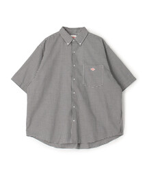 DANTON(�_���g��)��Men's Oxford Short Sleeve Button-Down Shirt(�V���c/�u���E�X)