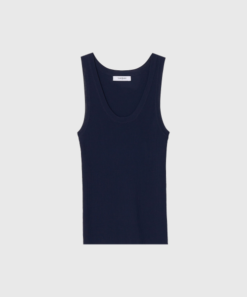 LOOKAST(ルックキャスト)の「シルビー スリーブレスニット / SYLVIE SLEEVELESS KNIT_3カラー(ニット/セーター・レディース・ブラック/ネイビー/ホワイト・SMALL/MEDIUM)」の6枚目の写真