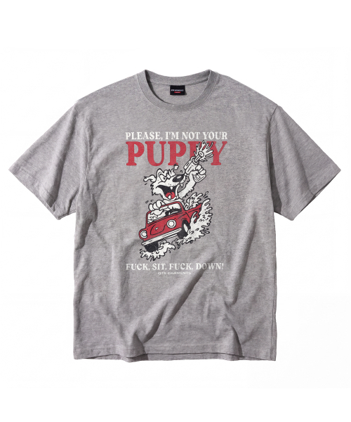 QT8 GARMENTS（キューティーエイトガーメント）の「LB Bad Puppy Washed Tee (Grey)（Tシャツ/カットソー・メンズ・その他・X-LARGE/LARGE/SMALL/MEDIUM）」の2枚目の写真