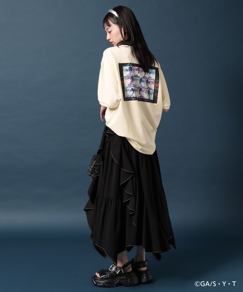 PAGEBOY（ページボーイ）の「【名探偵コナン】コナンフェイスポロシャツ（ポロシャツ・レディース・ホワイト系その他/ブラック/オフホワイト・FREE）」の11枚目の写真