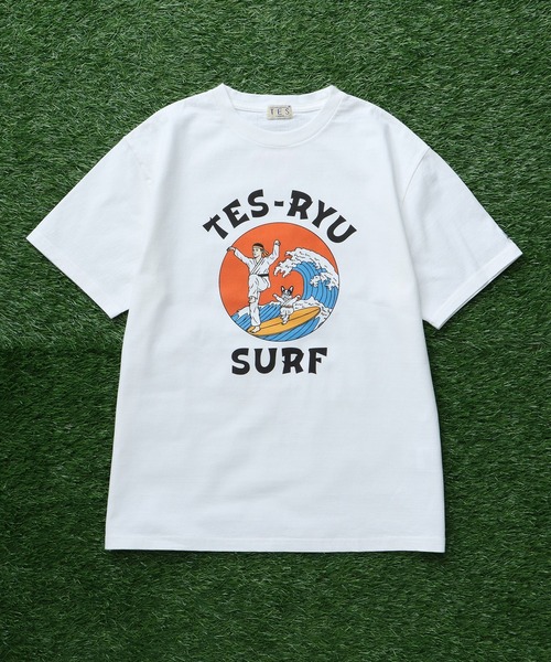 The Endless Summer(エンドレスサマー)の「TES KARATE KID T-SHIRT/ Tシャツ(Tシャツ/カットソー・メンズ・アイボリー/グレー/ホワイト・SMALL/MEDIUM/LARGE/X-LARGE/XX-LARGE)」の6枚目の写真