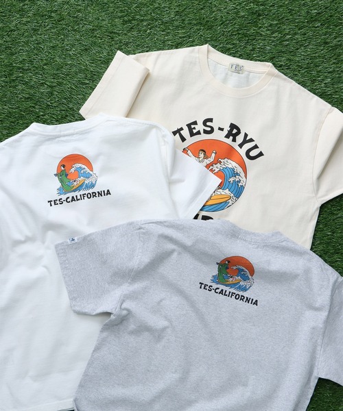 The Endless Summer(エンドレスサマー)の「TES KARATE KID T-SHIRT/ Tシャツ(Tシャツ/カットソー・メンズ・アイボリー/グレー/ホワイト・SMALL/MEDIUM/LARGE/X-LARGE/XX-LARGE)」の5枚目の写真