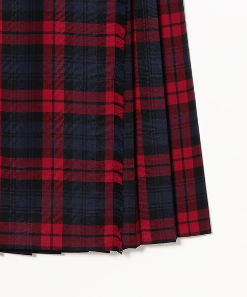 Demi-Luxe BEAMS(デミルクス ビームス)の「【別注】O’NEIL OF DUBLIN × Demi-Luxe BEAMS / ウール イージー ロング キルトスカート 85cm(スカート・レディース・ブラウン/レッド・10/8/12)」の16枚目の写真