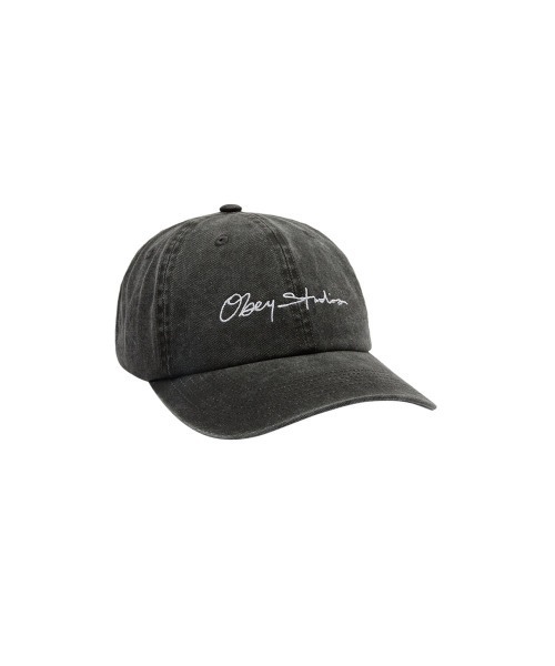 OBEY(オベイ)の「OBEY PIGMENT SIGNATURE 6P SB / オベイ(キャップ・レディース・ブラック/カーキ・O/S)」の1枚目の写真