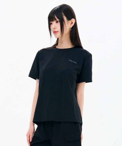 CHASECULT(チェイスカルト)の「共用クールラウンド半袖Tシャツ-FCZU5808E03(Tシャツ/カットソー・メンズ・ブラック・90/95/100/105/110/115)」の2枚目の写真