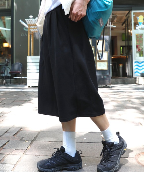 NAKER(ネイカー)の「サイドタックワイドスウェットショーツ(その他パンツ・メンズ・ブラック/杢グレー・M/XL/L/S)」の8枚目の写真