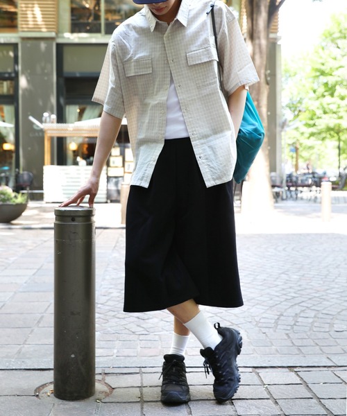 NAKER(ネイカー)の「サイドタックワイドスウェットショーツ(その他パンツ・メンズ・ブラック/杢グレー・M/XL/L/S)」の10枚目の写真