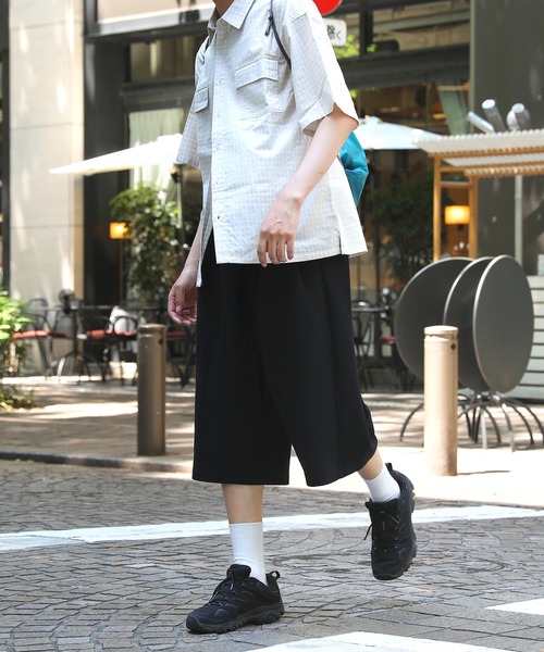 NAKER(ネイカー)の「サイドタックワイドスウェットショーツ(その他パンツ・メンズ・ブラック/杢グレー・M/XL/L/S)」の11枚目の写真