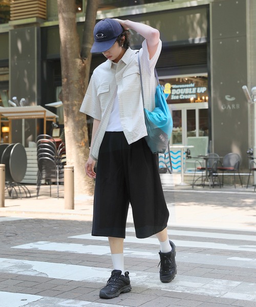 NAKER(ネイカー)の「サイドタックワイドスウェットショーツ(その他パンツ・メンズ・ブラック/杢グレー・M/XL/L/S)」の12枚目の写真