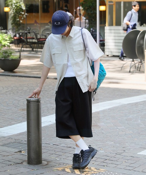 NAKER(ネイカー)の「サイドタックワイドスウェットショーツ(その他パンツ・メンズ・ブラック/杢グレー・M/XL/L/S)」の13枚目の写真