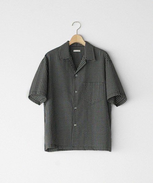 WYM LIDNM(ウィム バイ リドム)の「CLASSIC PLAID BOX H/S SHIRT(シャツ/ブラウス・メンズ・ブラック/ダークブラウン/オフホワイト・L/M/S)」の21枚目の写真