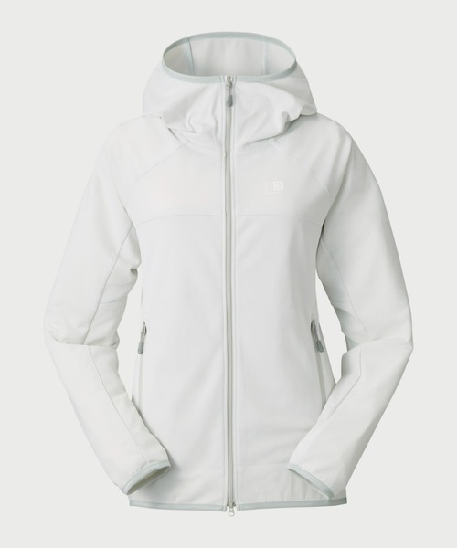 karrimor（カリマー）の「dry middler hoodie W's（パーカー・レディース・ベージュ/チャコールグレー/ライトパープル・S/M/L）」の2枚目の写真