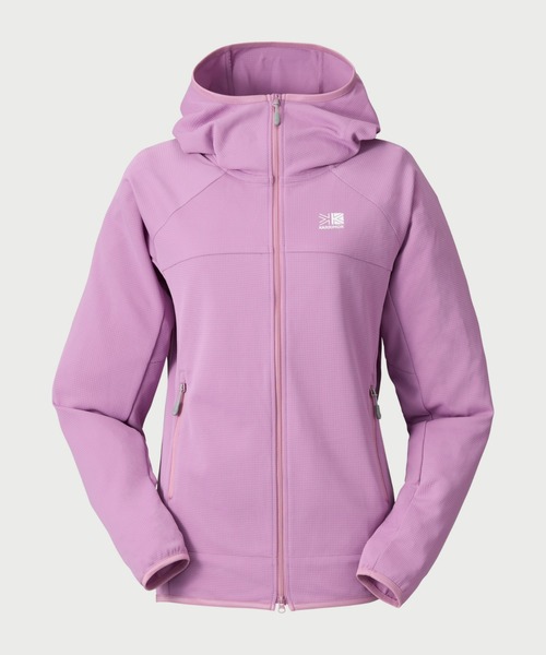 karrimor（カリマー）の「dry middler hoodie W's（パーカー・レディース・ベージュ/チャコールグレー/ライトパープル・S/M/L）」の3枚目の写真