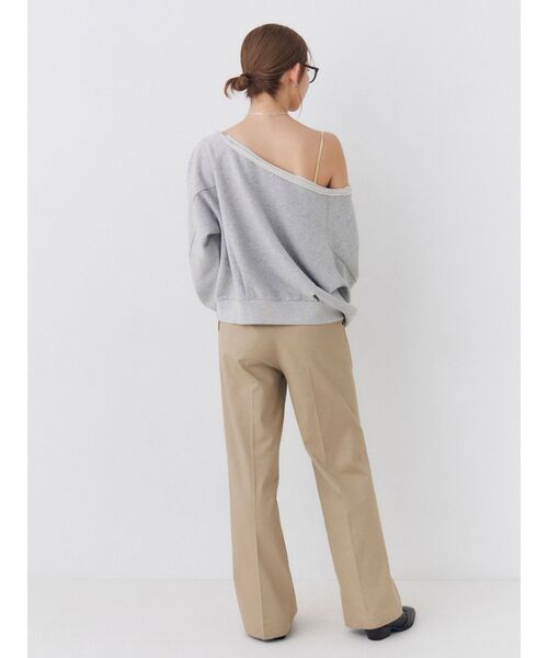 Ungrid(アングリッド)の「ストレッチチノフレアパンツ(その他パンツ・レディース・ベージュ/チャコールグレー/ピンク・FREE)」の18枚目の写真