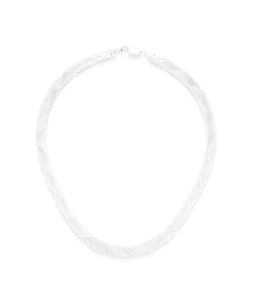 on the sunny side of the street(オンザサニーサイドオブザストリート)の「on the sunny side of the street(オン ザ サニーサイド オブ ザ ストリート) Chevton Chain choker(ネックレス・レディース・シルバー・F)」の1枚目の写真