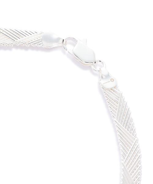 on the sunny side of the street(オンザサニーサイドオブザストリート)の「on the sunny side of the street(オン ザ サニーサイド オブ ザ ストリート) Chevton Chain choker(ネックレス・レディース・シルバー・F)」の4枚目の写真