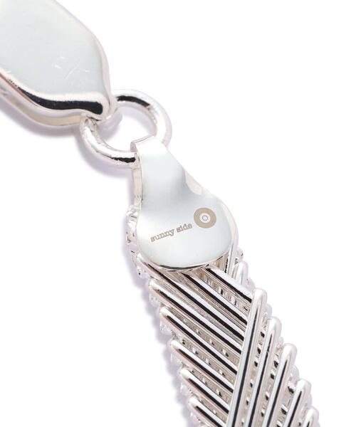 on the sunny side of the street(オンザサニーサイドオブザストリート)の「on the sunny side of the street(オン ザ サニーサイド オブ ザ ストリート) Chevton Chain choker(ネックレス・レディース・シルバー・F)」の3枚目の写真
