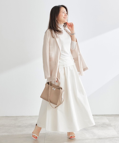 &BLOOM(アンドブルーム)の「ラインストーン付き シアー トップス &BLOOM(アンドブルーム)(Tシャツ/カットソー・レディース・ホワイト/ブラック・フリー)」の15枚目の写真