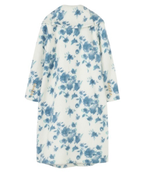 JENNE(ジェンヌ)の「ウールカシミヤシャギーフラワーコート(その他アウター・レディース・ブルー・MEDIUM/SMALL/X-LARGE/LARGE)」の21枚目の写真