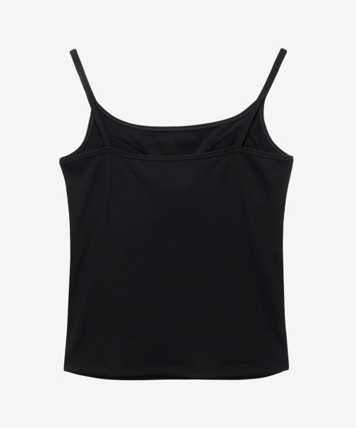 MIND BRIDGE WOMEN（マインドブリッジウーマン）の「[W]キャップ内蔵リブストラップタンク - 3カラー（Tシャツ/カットソー・レディース・ブラック/グレー/ホワイト・55/66）」の9枚目の写真