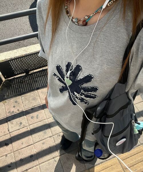 DANDEL（ダンデル）の「DD symbol applique tee (GREY)（Tシャツ/カットソー・レディース・その他・2/1）」の13枚目の写真