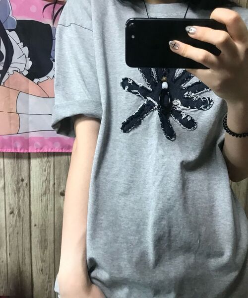 DANDEL（ダンデル）の「DD symbol applique tee (GREY)（Tシャツ/カットソー・レディース・その他・2/1）」の10枚目の写真