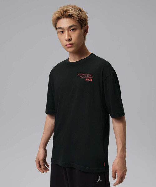 JORDAN BRAND(ジョーダンブランド)の「ジョーダン ブルックリン メンズ Tシャツ / Jordan Brooklyn Men's T-Shirt IO0028-010 Black(Tシャツ/カットソー・メンズ・ブラック・XL/S/M/L/2XL)」の2枚目の写真