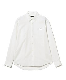 ワンポイント ストレッチボタンダウンシャツ