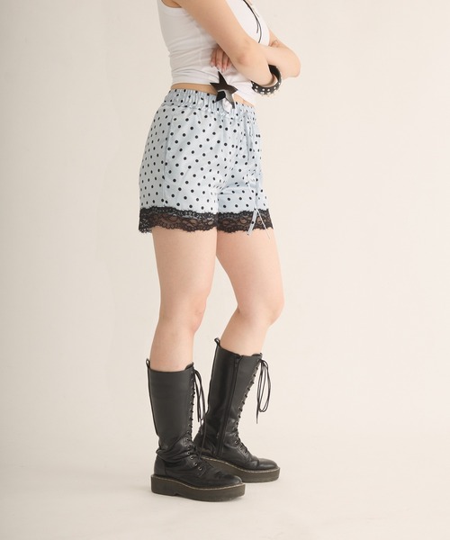 sedacle girl(セダクルガール)の「サテンレースショーツ(その他パンツ・レディース・サックスブルー/ライトイエロー/オフホワイト・MEDIUM/SMALL)」の19枚目の写真