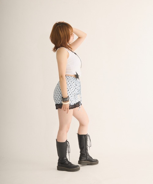 sedacle girl(セダクルガール)の「サテンレースショーツ(その他パンツ・レディース・サックスブルー/ライトイエロー/オフホワイト・MEDIUM/SMALL)」の21枚目の写真