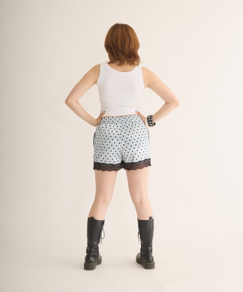 sedacle girl(セダクルガール)の「サテンレースショーツ(その他パンツ・レディース・サックスブルー/ライトイエロー/オフホワイト・MEDIUM/SMALL)」の22枚目の写真
