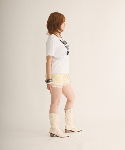 sedacle girl(セダクルガール)の「サテンレースショーツ(その他パンツ・レディース・サックスブルー/ライトイエロー/オフホワイト・MEDIUM/SMALL)」の13枚目の写真