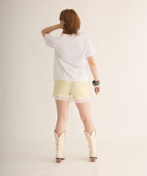 sedacle girl(セダクルガール)の「サテンレースショーツ(その他パンツ・レディース・サックスブルー/ライトイエロー/オフホワイト・MEDIUM/SMALL)」の16枚目の写真