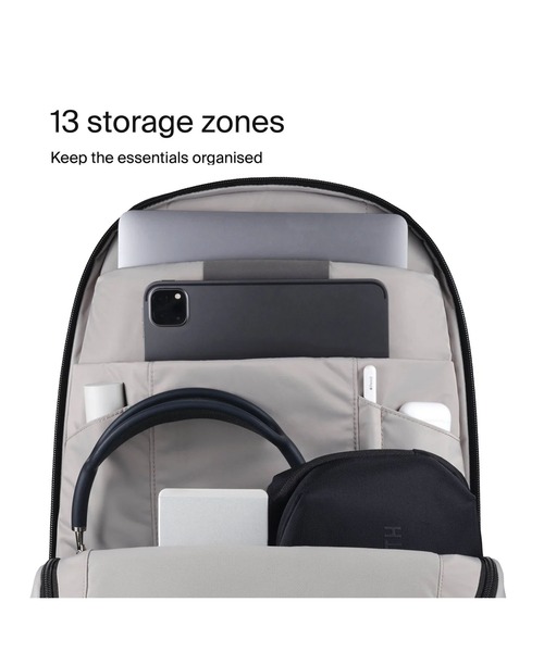 ESTNATION（エストネーション）の「Urth / Urth Norite Backpack 24L（バックパック/リュック・メンズ・ブラック/ライトブラウン・FREE）」の9枚目の写真