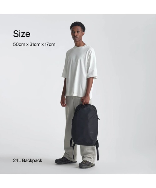 ESTNATION（エストネーション）の「Urth / Urth Norite Backpack 24L（バックパック/リュック・メンズ・ブラック/ライトブラウン・FREE）」の10枚目の写真