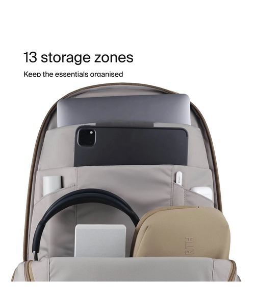 ESTNATION（エストネーション）の「Urth / Urth Norite Backpack 24L（バックパック/リュック・メンズ・ブラック/ライトブラウン・FREE）」の16枚目の写真