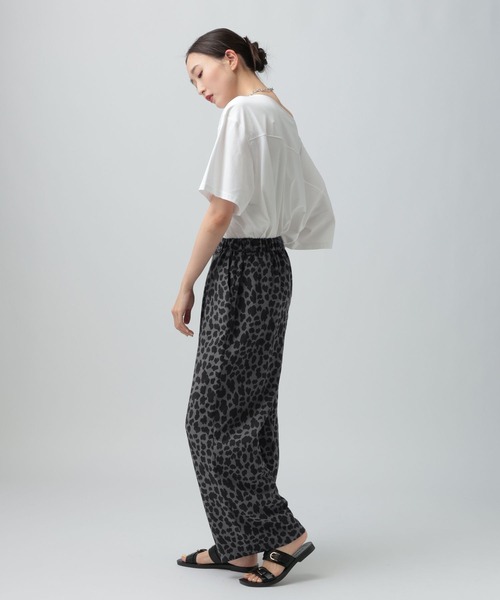 LEPSIM(レプシィム)の「レオパード柄パンツ 1043170(その他パンツ・レディース・ブラウン/チャコールグレー・FREE)」の7枚目の写真