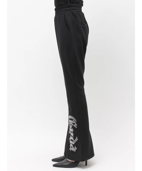 GYDA(ジェイダ)の「GYDAラメフレアパンツ【セットアップ着用可能】(スウェットパンツ・レディース・グレー/ブラック/オフホワイト・FREE)」の11枚目の写真