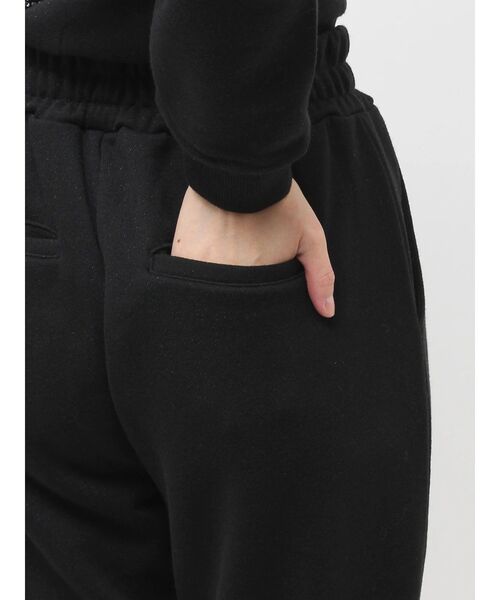 GYDA(ジェイダ)の「GYDAラメフレアパンツ【セットアップ着用可能】(スウェットパンツ・レディース・グレー/ブラック/オフホワイト・FREE)」の14枚目の写真