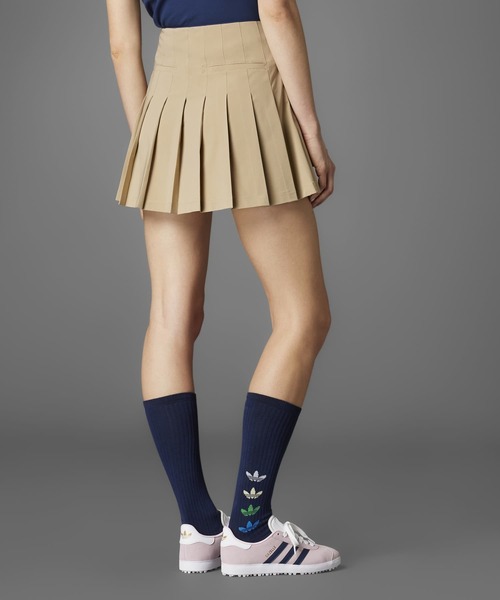 adidas(アディダス)の「オリジナルスゴルフ プルオン プリーツスカート【adidas Golf/アディダスゴルフ】(スカート・レディース・ベージュ・XX-LARGE/LARGE/MEDIUM/SMALL/X-LARGE)」の2枚目の写真