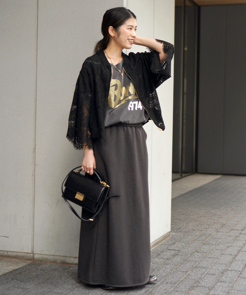 Cord lace blouson（ブルゾン）｜AP STUDIO（エーピーストゥディオ）の