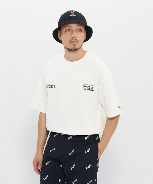 penguin BY MUNSINGWEAR（ペンギン バイ マンシングウェア）の「penguin BY MUNSINGWEAR/ペンギン バイ マンシングウェア　【BOGEYMAN】ビッグ グラフィック Tシャツ　ゴルフ（Tシャツ/カットソー・メンズ・ブラック/ホワイト・S/M/L/XL）」の7枚目の写真