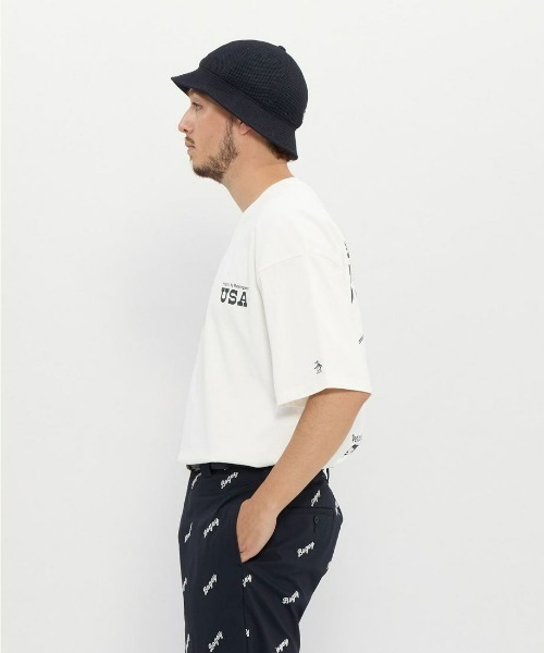 penguin BY MUNSINGWEAR（ペンギン バイ マンシングウェア）の「penguin BY MUNSINGWEAR/ペンギン バイ マンシングウェア　【BOGEYMAN】ビッグ グラフィック Tシャツ　ゴルフ（Tシャツ/カットソー・メンズ・ブラック/ホワイト・S/M/L/XL）」の8枚目の写真